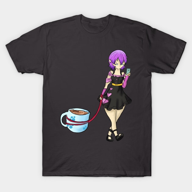 Coffee Walk T-Shirt by Make_them_rawr